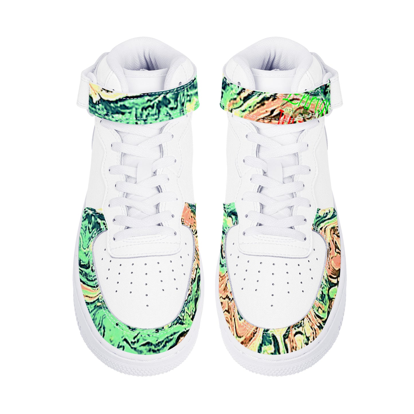 CDEJ Green Marble High Top Unisex Sneaker