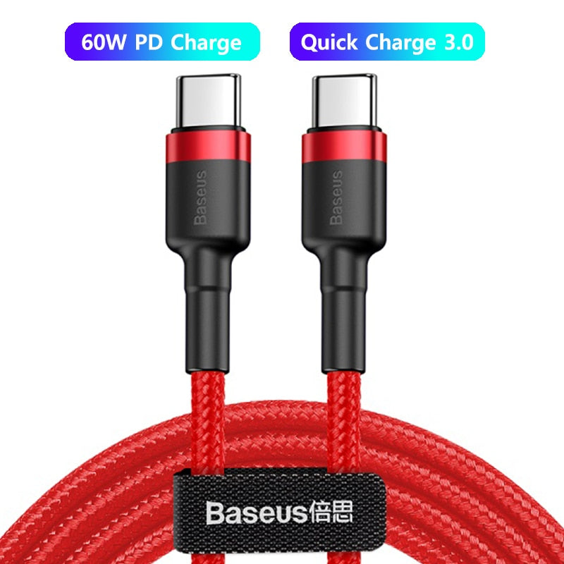 Baseus 100W USB Type C Cable For Macbook and Samsung