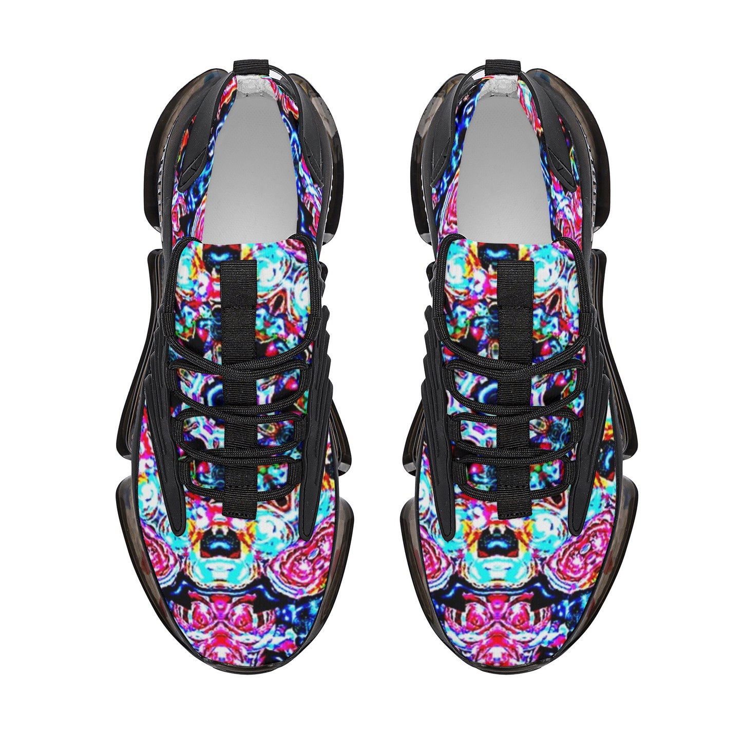 SF_S36 Air Max React Sneakers - Neon Floral