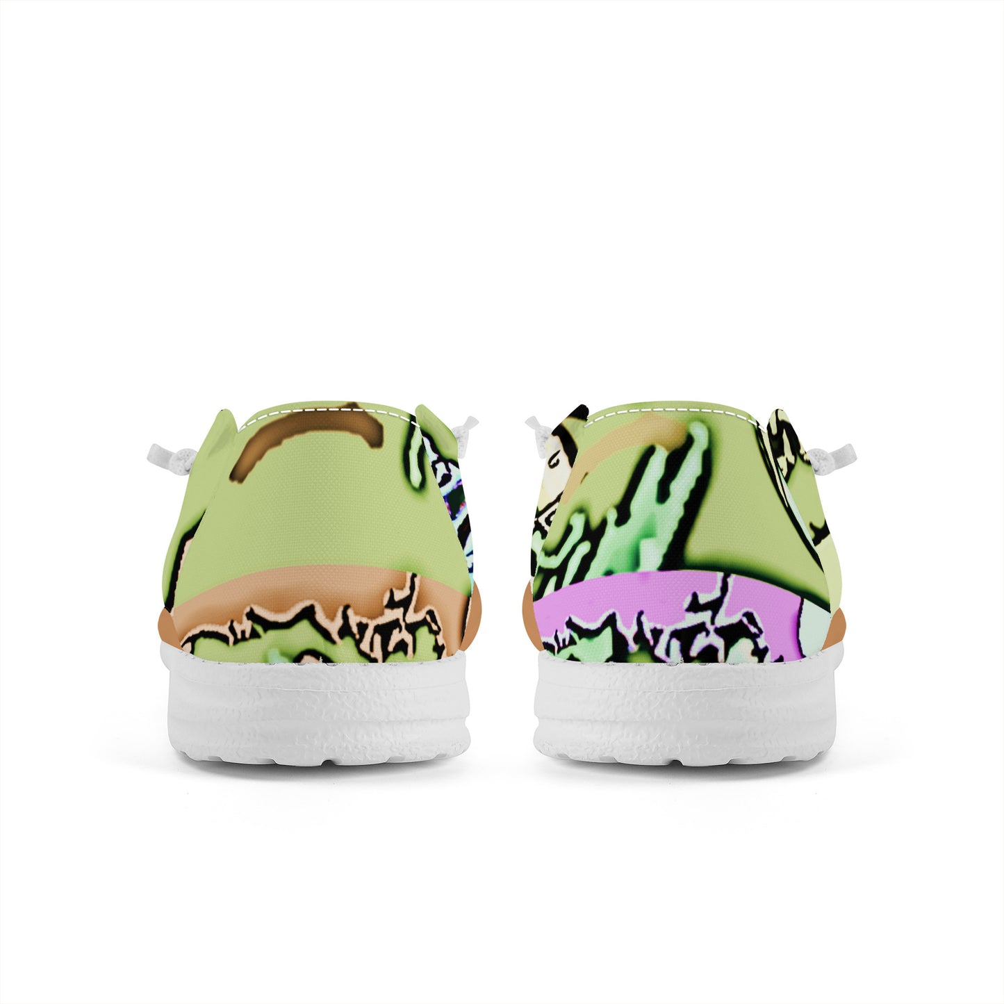 SF_S34 Canvas Loafers Slip On Afro