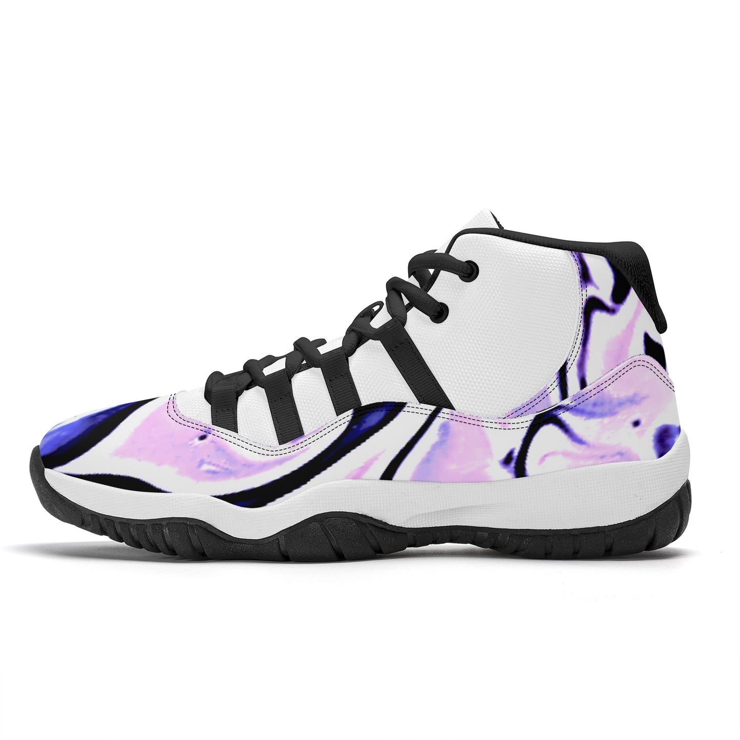 SF_S38 High Top Air Retro Sneakers - CDEJ Purple Marble