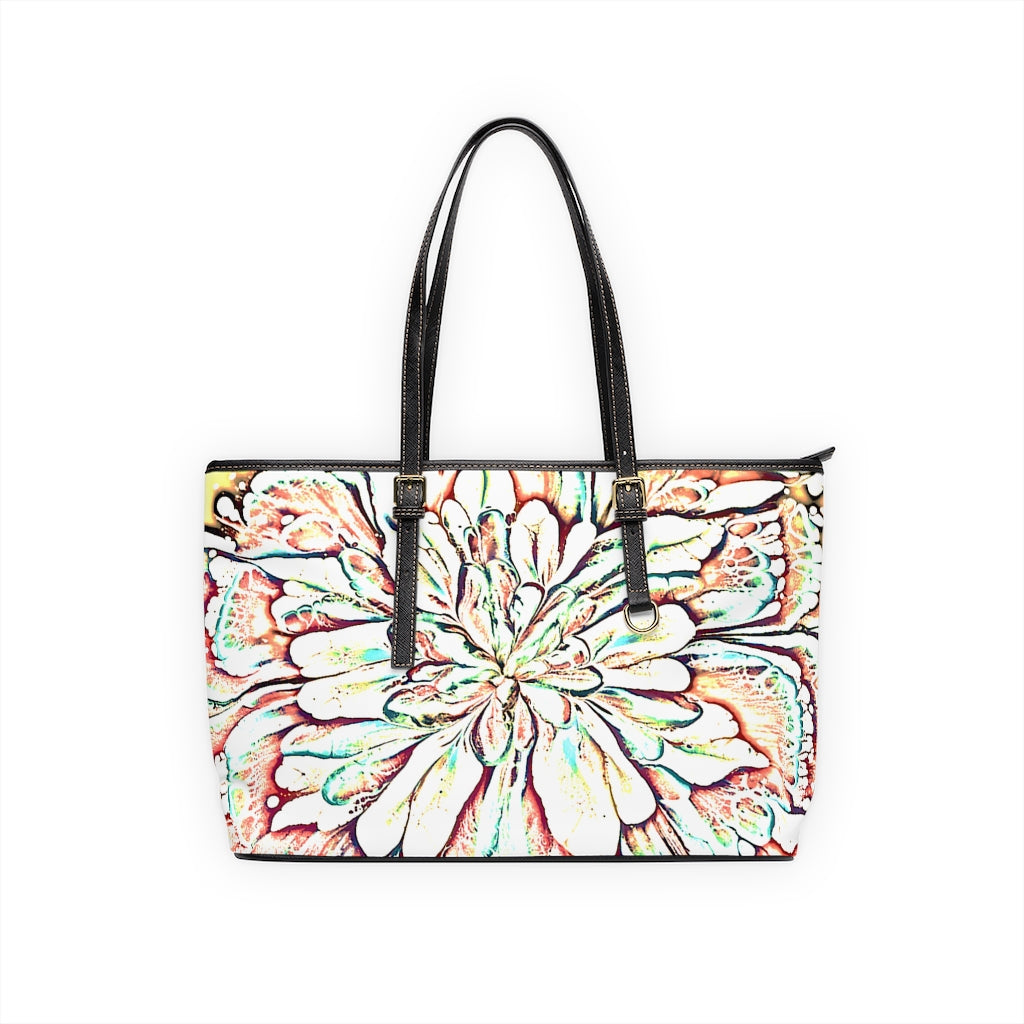 Psycho Print PU Leather Shoulder Bag