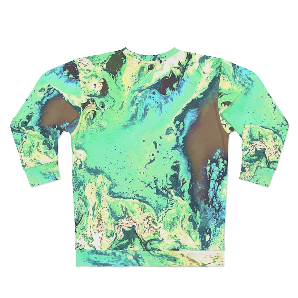 CDEJ Green Marble AOP Unisex Sweatshirt