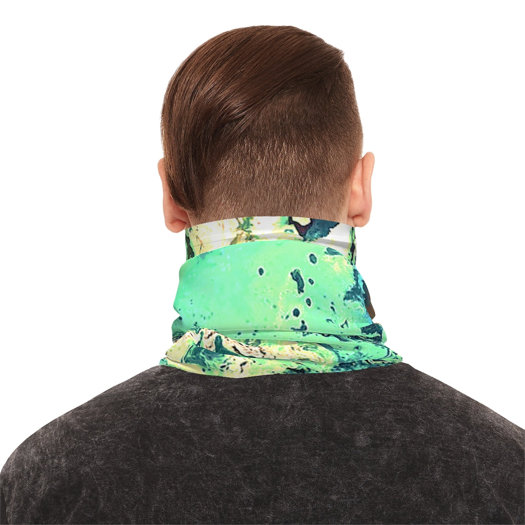 CDEJ Green Marble Lightweight Neck Gaiter