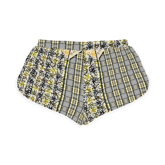 Patchwork Women's Relaxed Shorts (AOP)