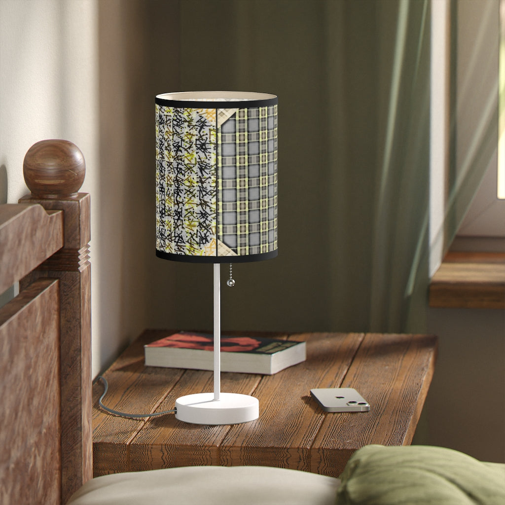 Patchwork Lamp on a Stand, US|CA plug