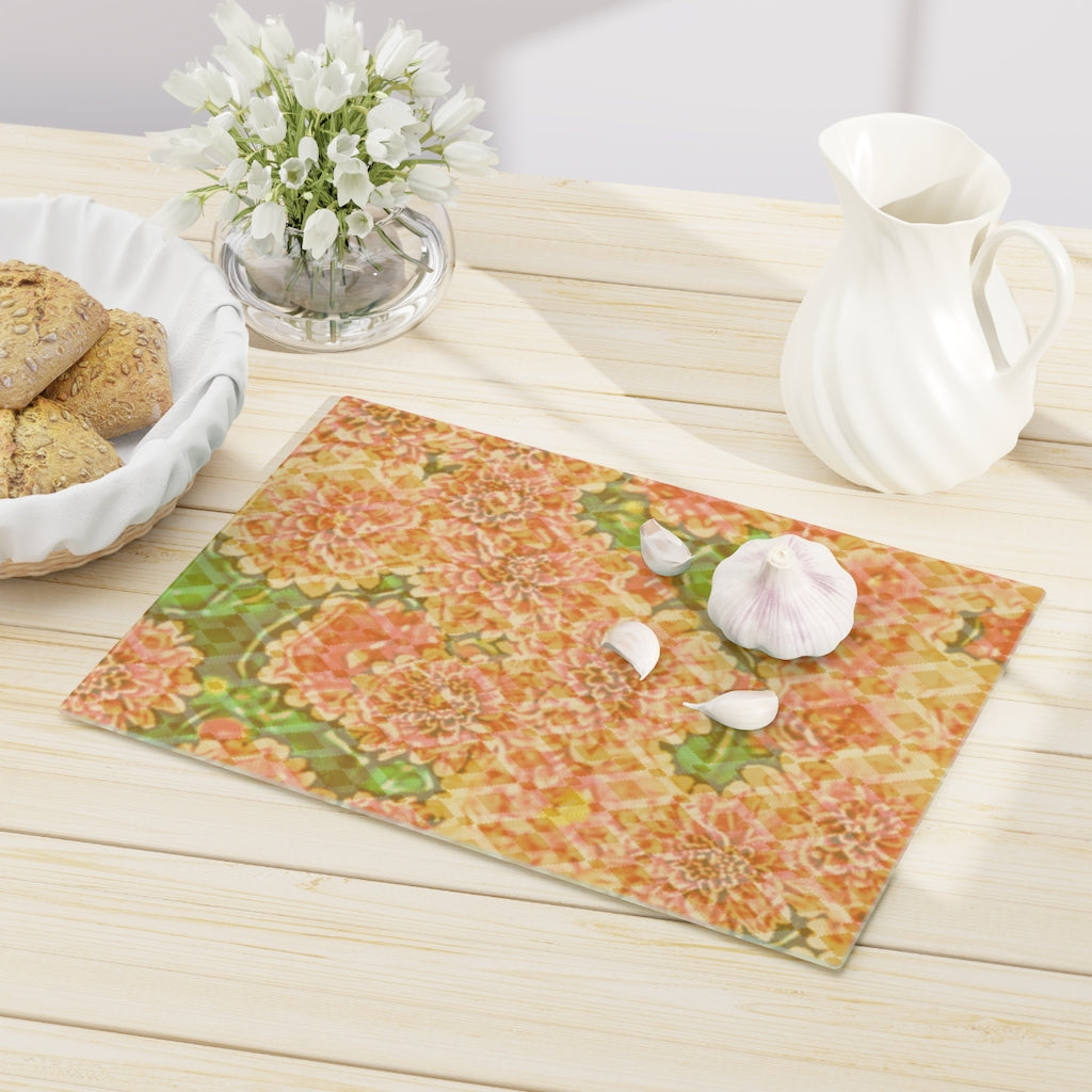 Floral Cutting Board