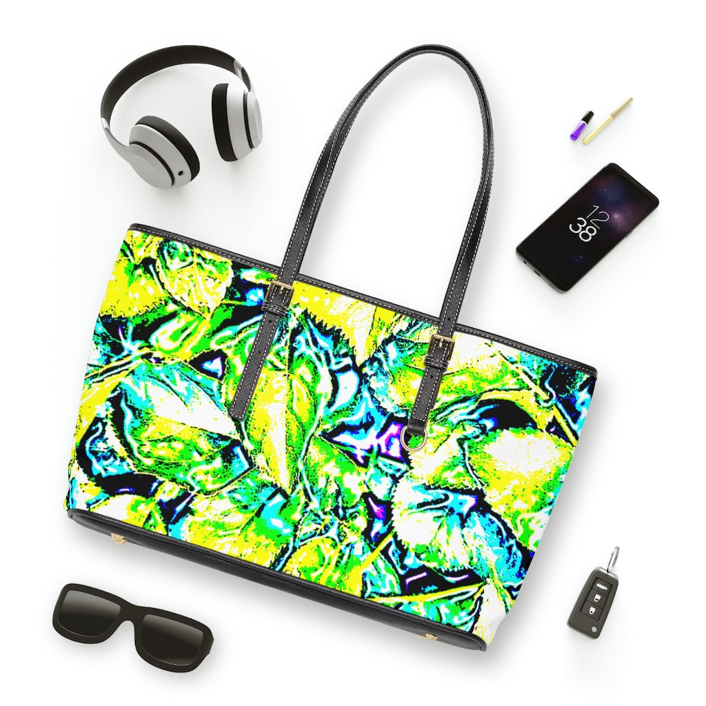 Neon PU Leather Shoulder Bag