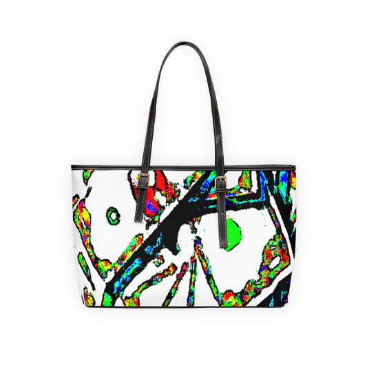 Painted Money PU Leather Shoulder Bag