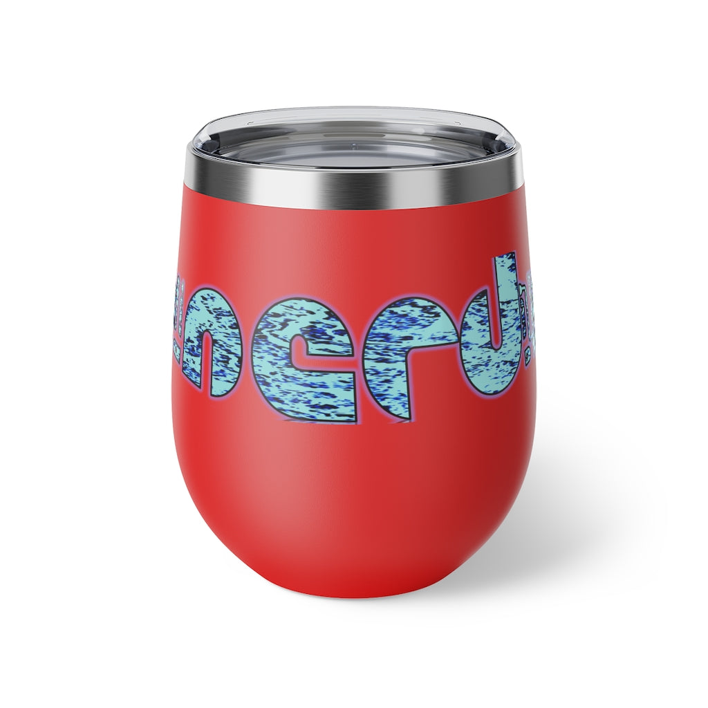 Graphic "Nerd" Copper Vacuum Insulated Cup, 12oz