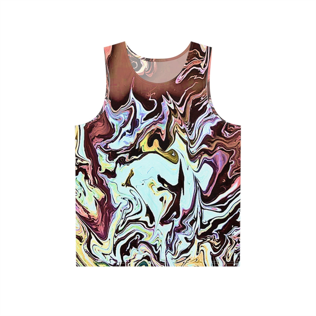 CDEJ Turquoise Print Tank