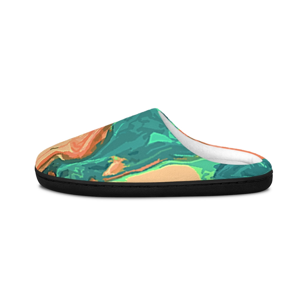 CDEJ Green Marble Indoor Slippers