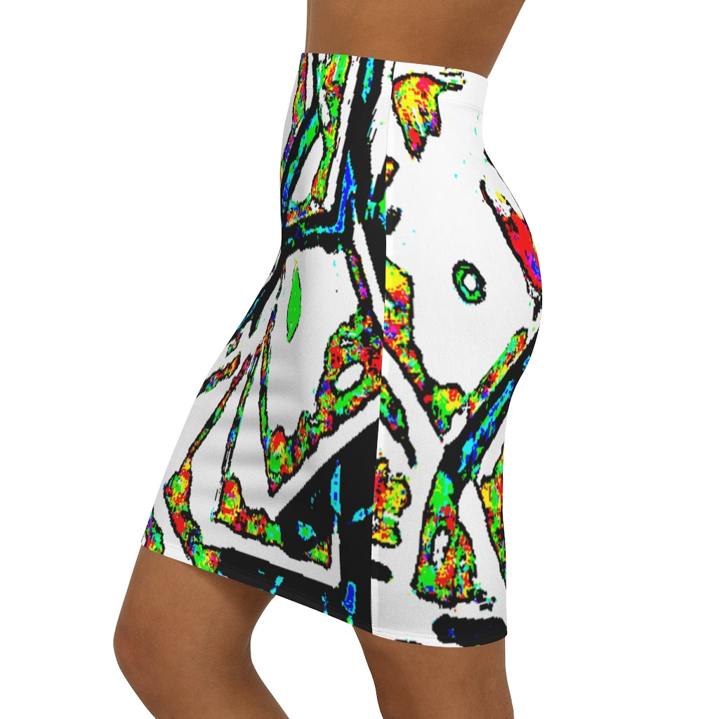 Painted Money Women's Mini Skirt