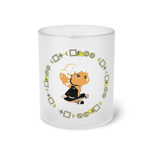 Logo Frosted Glass Mug