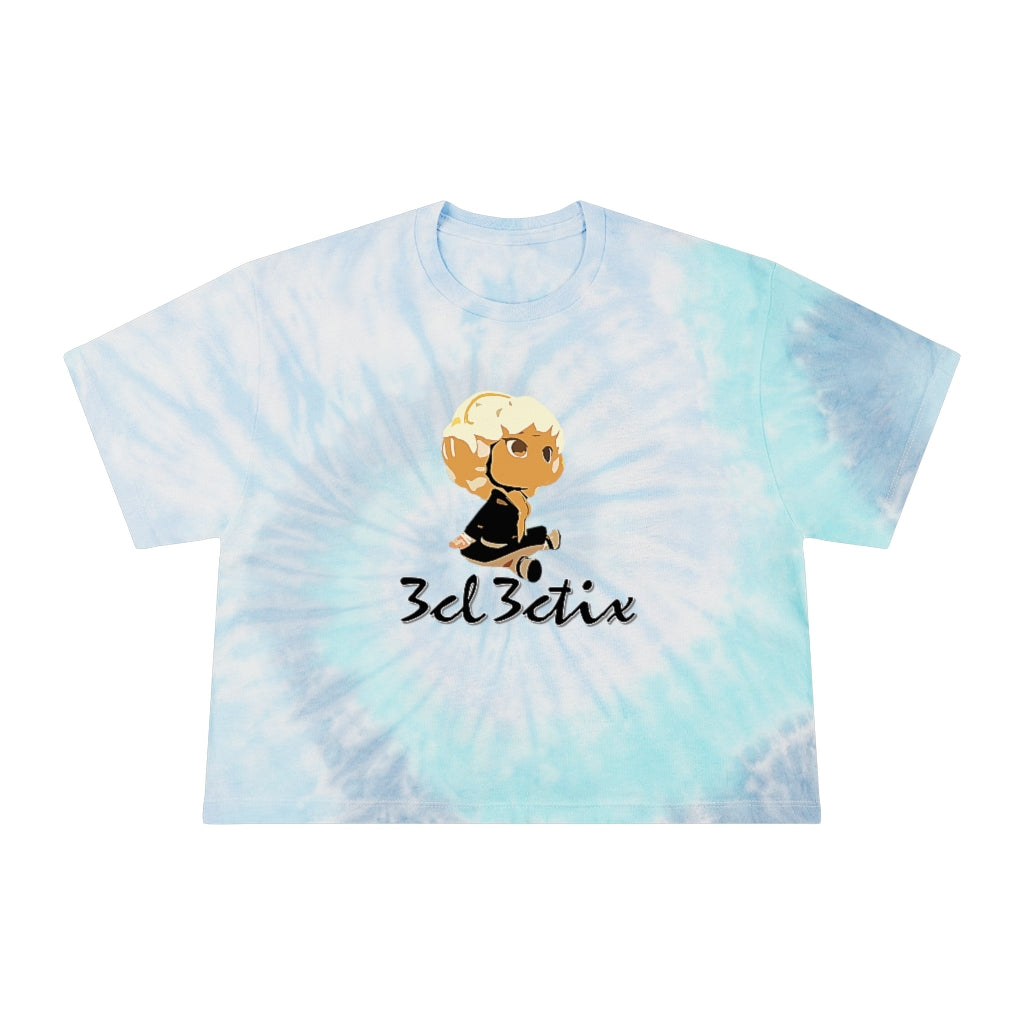 Branded Women's Tie-Dye Crop Tee