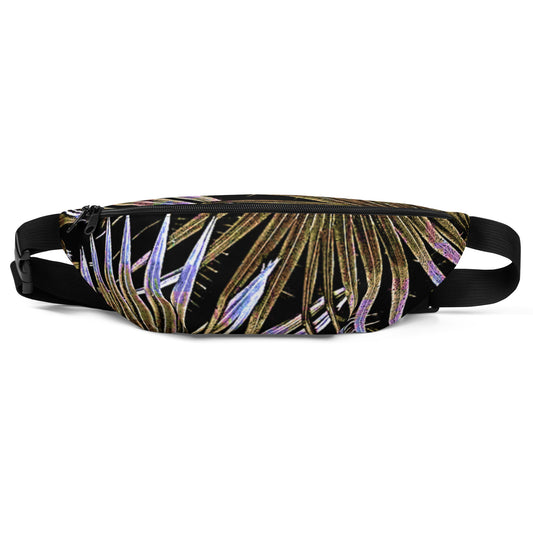 Purple Floral Fanny Pack