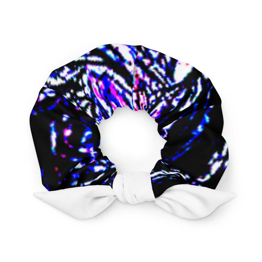 Purple Stencil Scrunchie