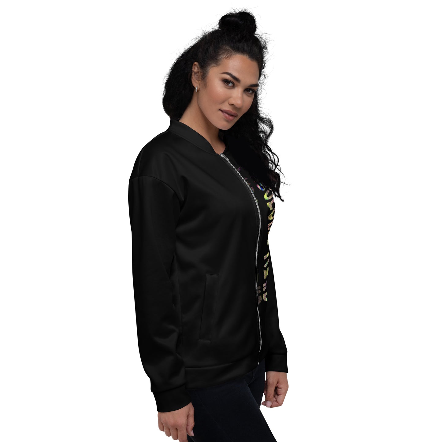 Graphic "Fabulous Nerd" Unisex Bomber Jacket