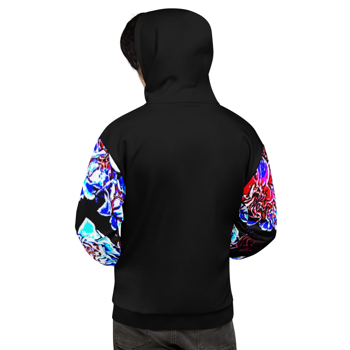 Deep Floral Unisex Hoodie