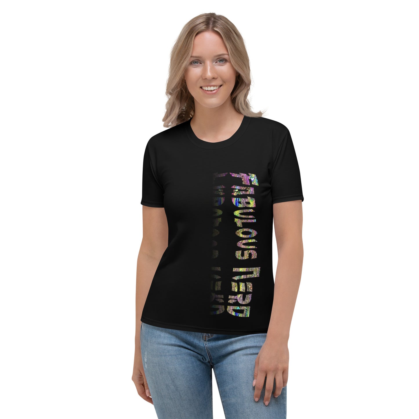 Graphic "Fabulous Nerd" Women's T-shirt