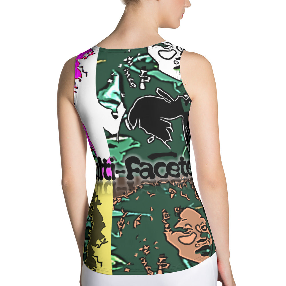 Afro Sublimation Cut & Sew Tank Top