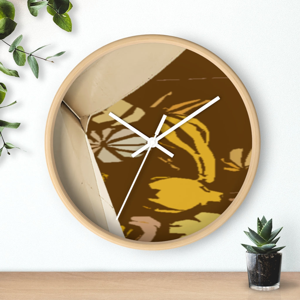 Brown Wall clock