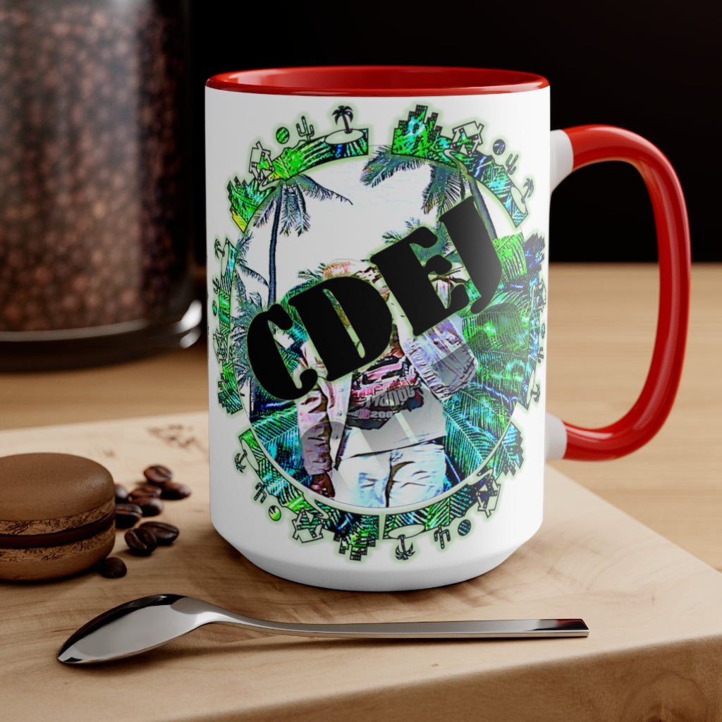 CDEJ Logo Accent Mug