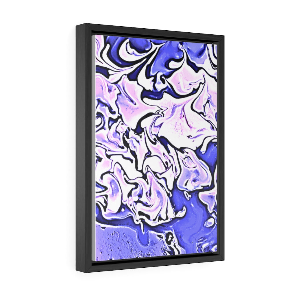 CDEJ Purple Marble Gallery Canvas Wraps, Vertical Frame