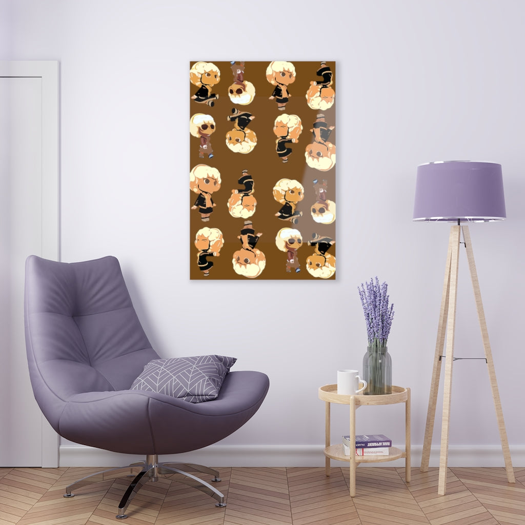 Brown Branded Acrylic Prints