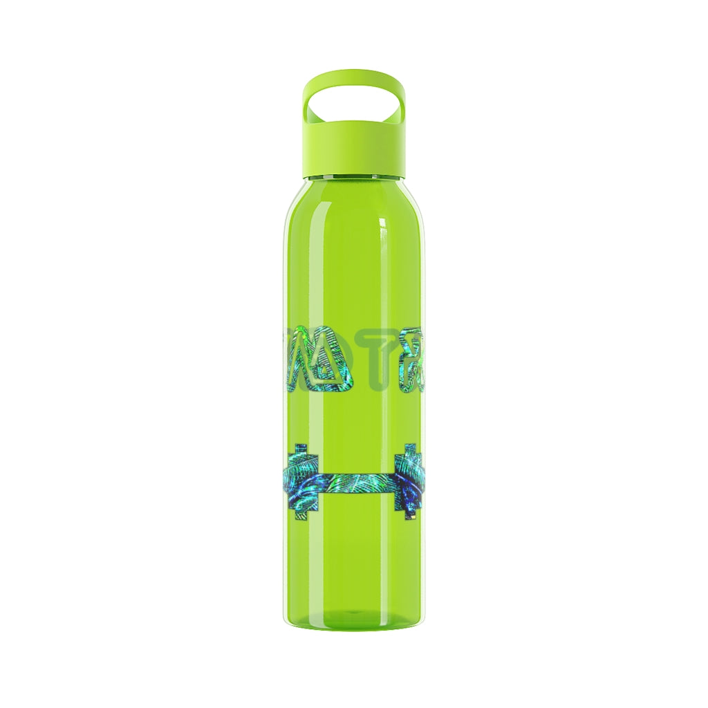 Graphic "Gym Rat" Sky Water Bottle