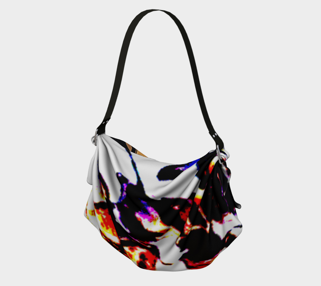 floral origami bag