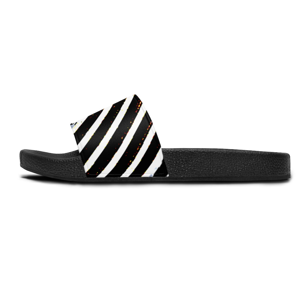 Stripped Women's Slide Sandals