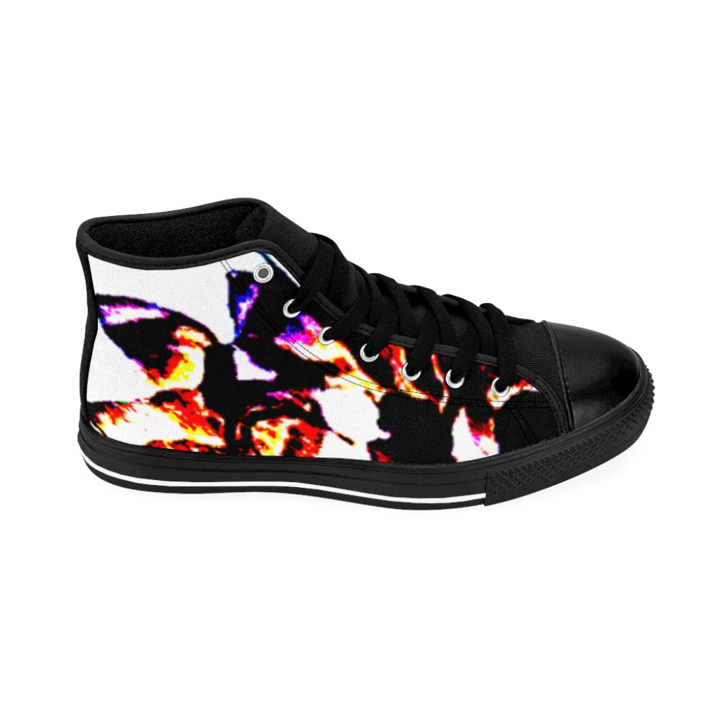 Floral Women's High-top Sneakers