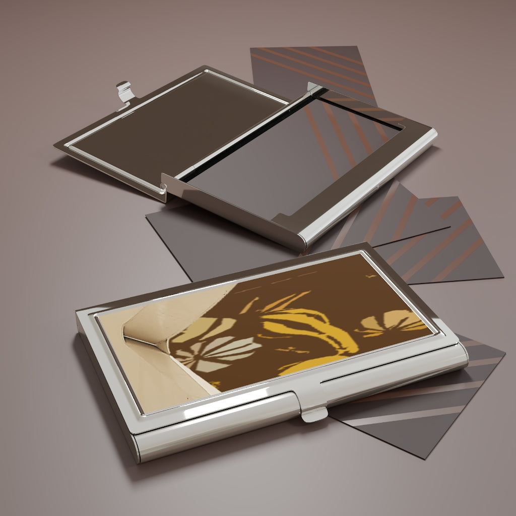 Brown Business Card Holder