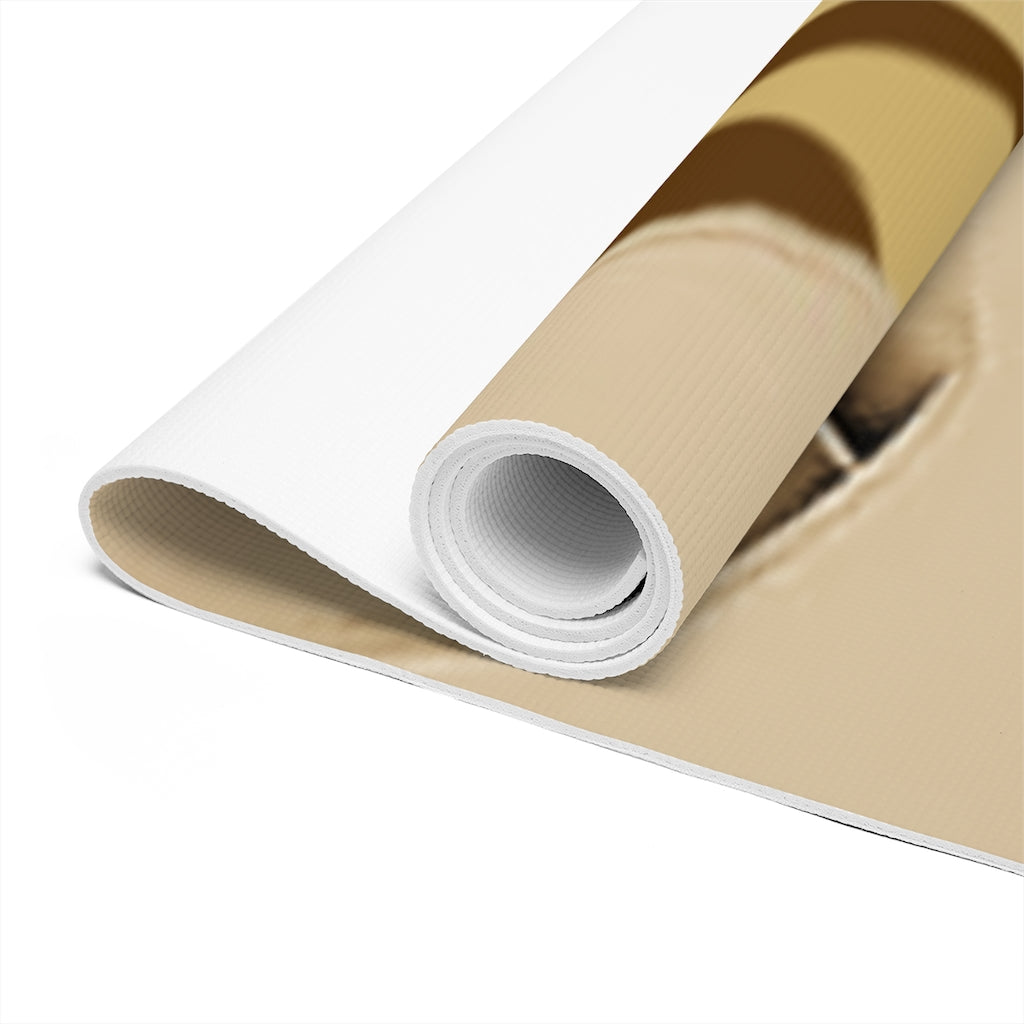 Brown Foam Yoga Mat