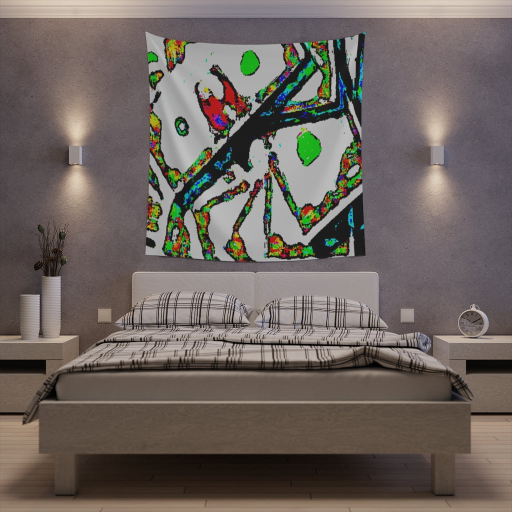 Painted Money Printed Wall Tapestry