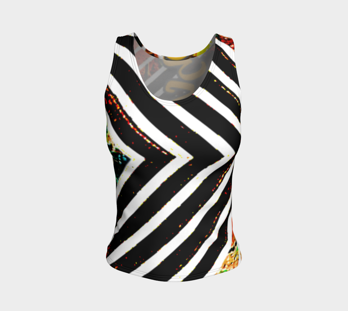 Stripped Branded tank top