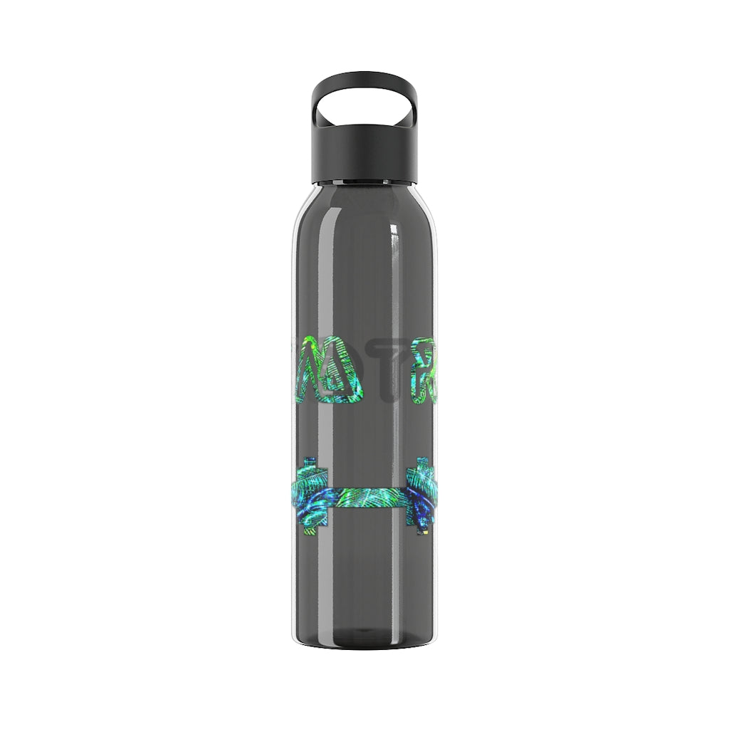 Graphic "Gym Rat" Sky Water Bottle