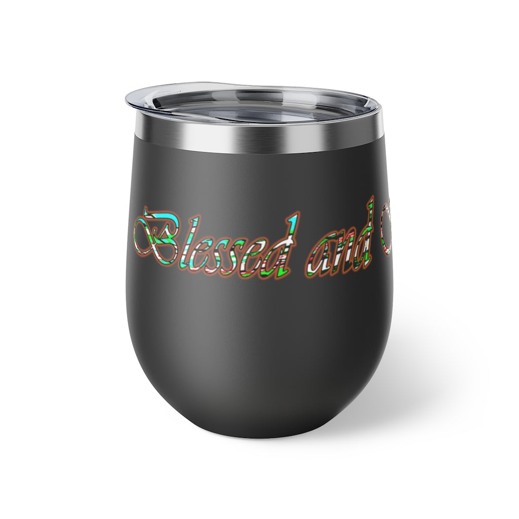 Graphic Blessed Copper Vacuum Insulated Cup, 12oz