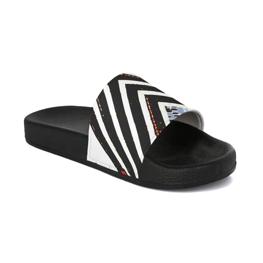 Stripped Women's Slide Sandals