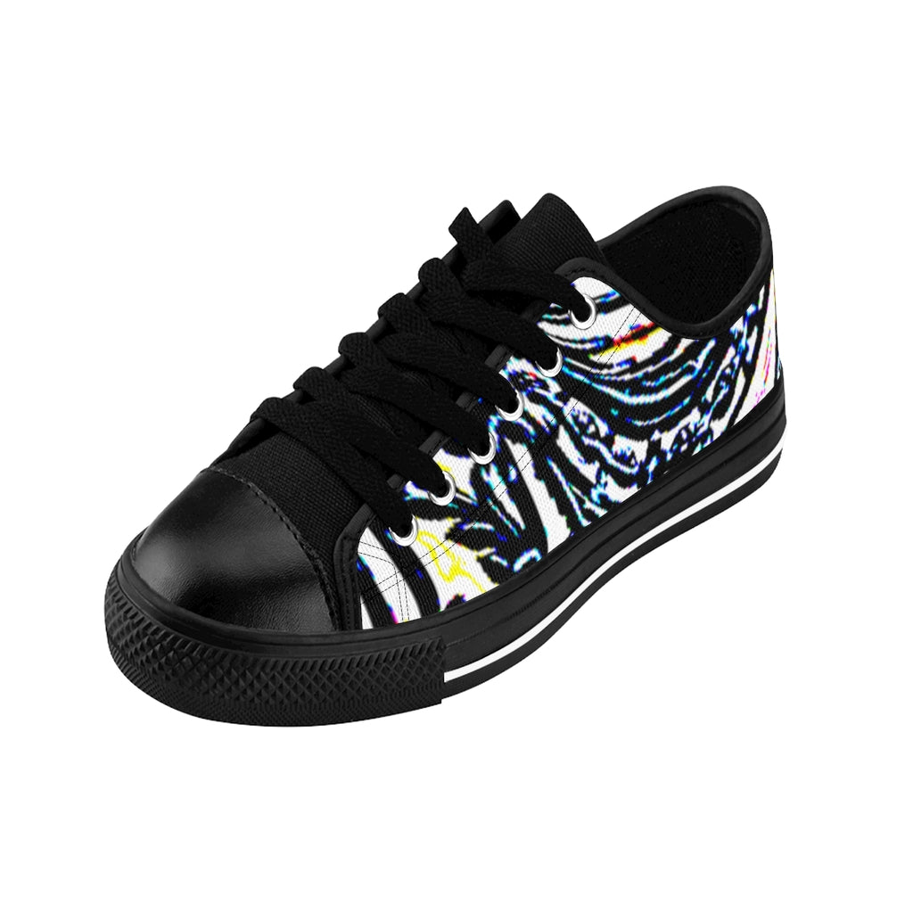 Faux Baroque Print Women's Sneakers