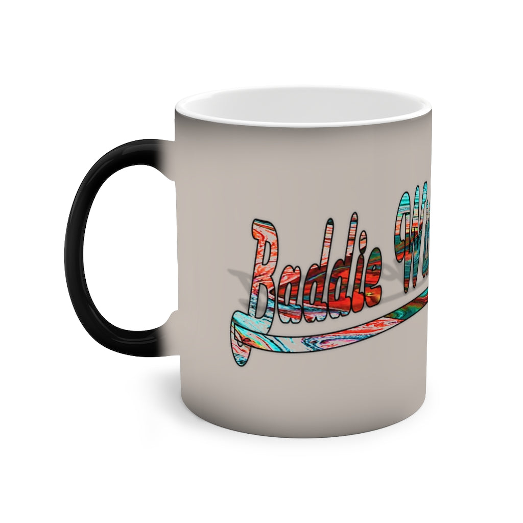 Graphic "Baddie" Color-Changing Mug, 11oz