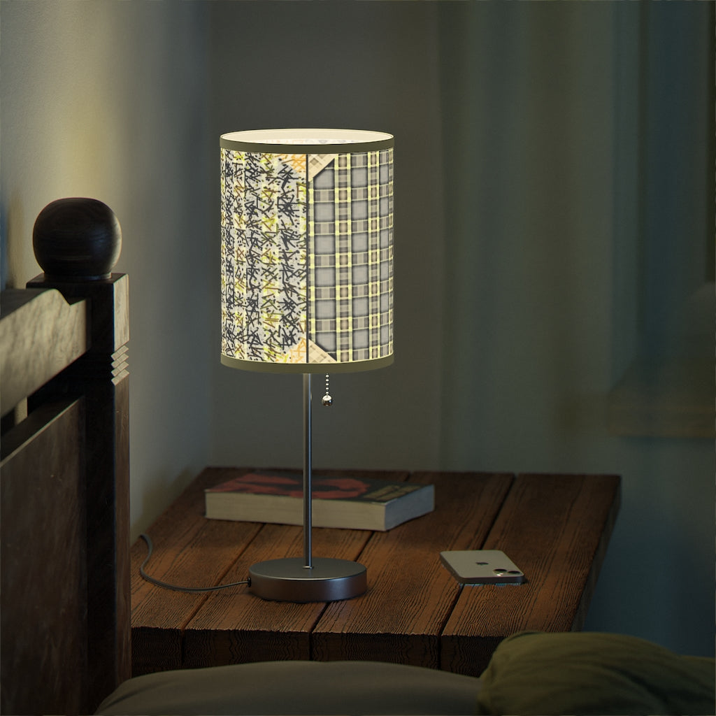 Patchwork Lamp on a Stand, US|CA plug