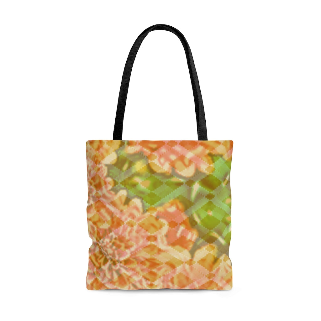 Faded Floral Tote Bag