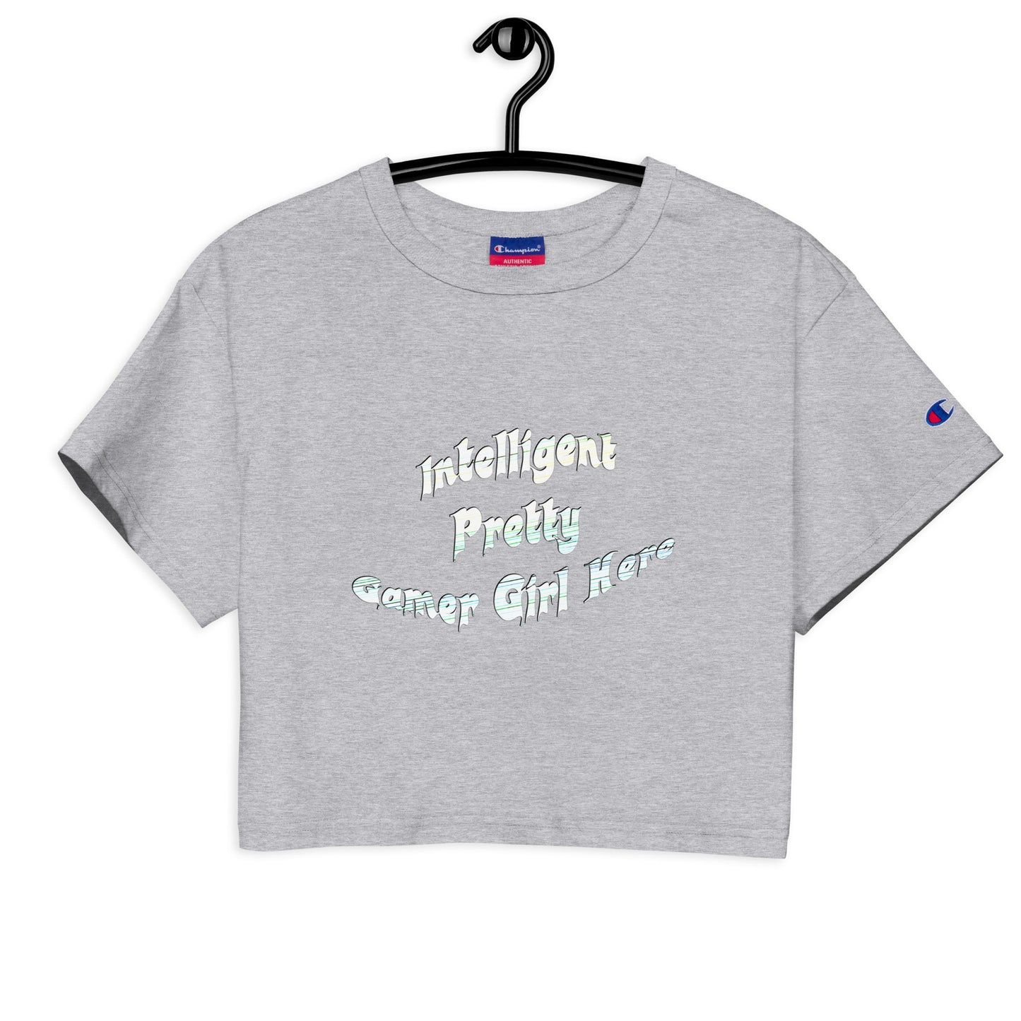 Graphic Gamer Girl Champion crop top