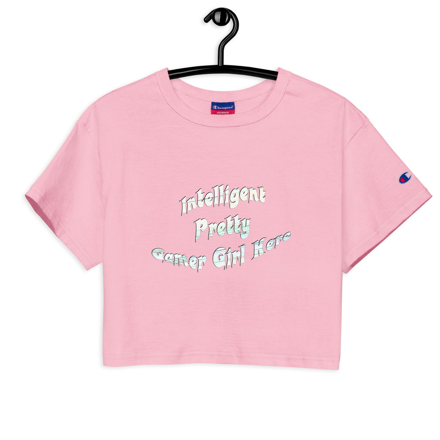 Graphic Gamer Girl Champion crop top