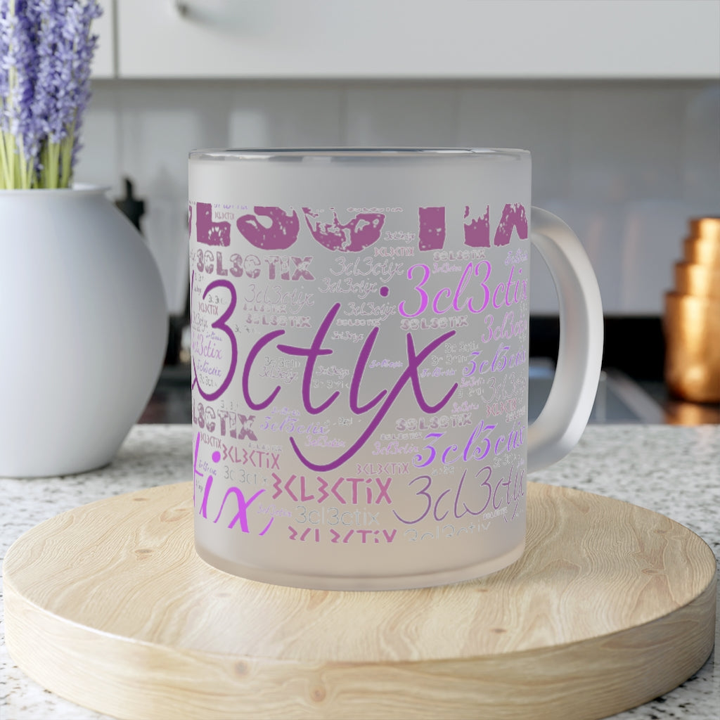 Branded Frosted Glass Mug