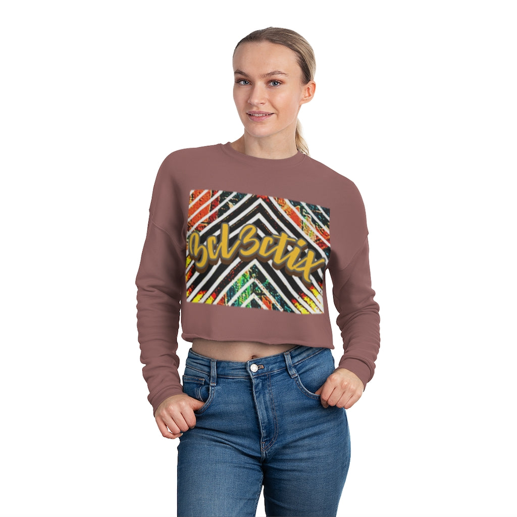 Branded Women's Cropped Sweatshirt