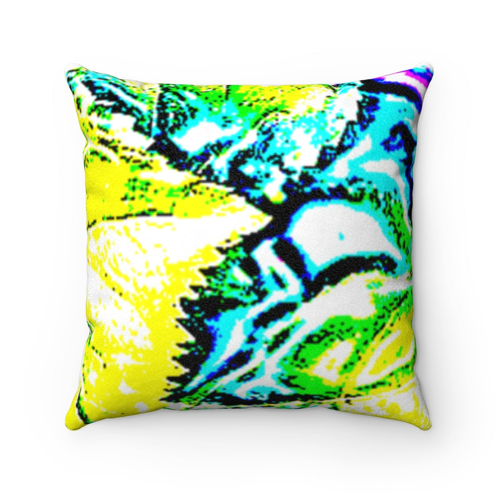 Neon Square Pillow Case