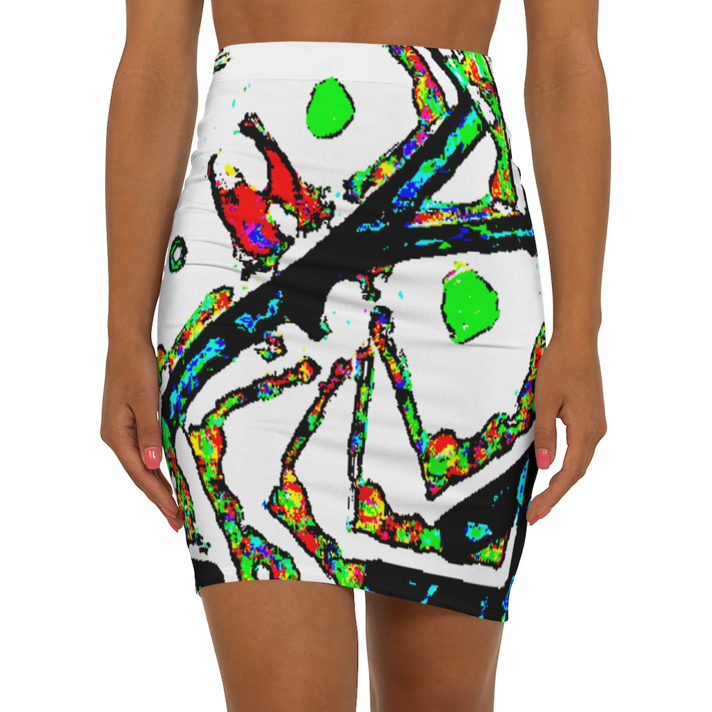 Painted Money Women's Mini Skirt